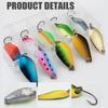 10Pcs Fishing Spoons Lures Single Hook Set Spoons Hard Fishing Lures Metal Fishing Lures Fishing Sequins Lures Baits