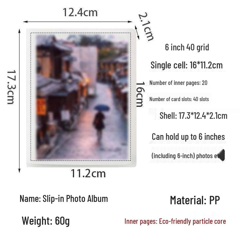 3-Inch Polaroid & Ticket Storage Album for Stargazing Keepsakes