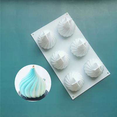Grande, Moldura Cabeça de Cebola, Molde para Mousse, Branco, Molde para Bolo Mousse Furacão, Assar, Moldes de Chocolate DIY