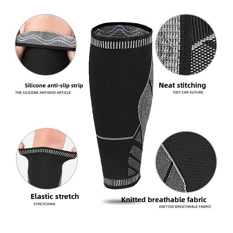 Sports Leg Pressurized Guard, Running Basket, Sports Elastic Pressurized Calf Guard, Dispensing Glue, Antiaging-skid, Cycling Pressure Leg Cover