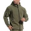 Winter Fleecejacke Herren Warm Polar Outdoor Hoodie Mantel Tasche Lässig Full Zip Sport Wanderjacke