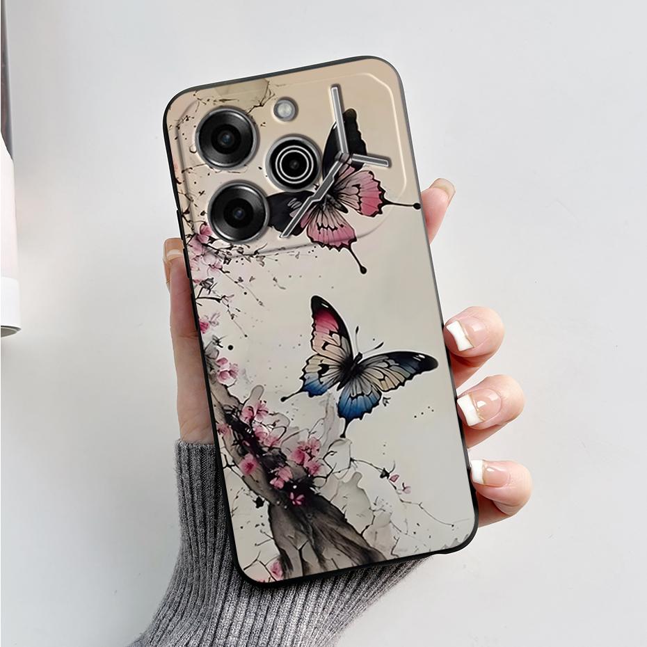 phone Case For Tecno Pova 6 Pro 5G Soft Silicone Back Cover For Tecno Pova 6 5G Case Cute Cartoon Protection Phone Cover Coque