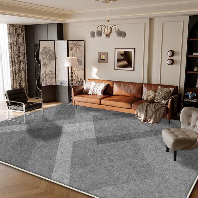 Nordic Geometric Carpet for Living Room Decoration Gery Large Carpets Home Decor Bedroom Kitchen Lounge Rug Nonslip Floor Mats