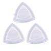3 Pcs LED Guitar Picks ABS High Hardness Guitar Plectrum for Guitar Bass Players Gift Purple Light