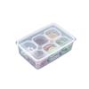Huibox 6-Compartment Rectangular Food Storage Container