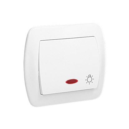 Illuminated "light" Button AS1L/11 Chord White