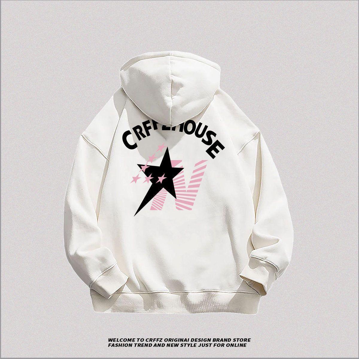 

Американская толстовка с капюшоном на флисовой подкладке: Осень/Зима 2024 Утепленный тренд для пар XL