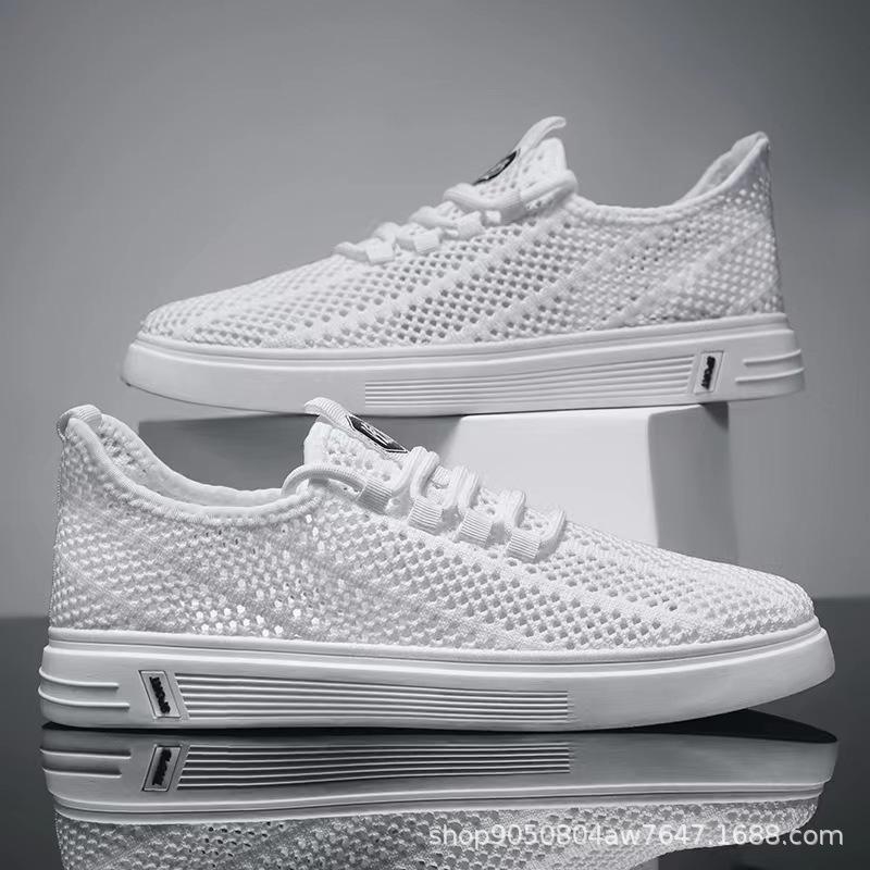 

Новая летняя мужская обувь дышащая сетчатая обувь мужская спортивная повседневная обувь сетчатая универсальная полая обувь