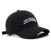 Embroidered Ball Cap Lettering, Black Baseball Cap for Travel In the United States