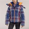 Adidas Stella McCartney Allover Plaid Print Hooded Down Jacket Women Outerwear HG6904