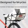 Easy To Install Student Riding Storage Basket Bicycle Basket  Electric Bicycles Accessories