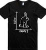 Funny Rabbit Duck  Shirt, Animal Graphic Cotton Tee Gift