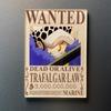 Kreativní magnet s plakátem Wanted z One Piece - Anime Kreslená Dekorace na ledničku & Samolepka na vzkazy