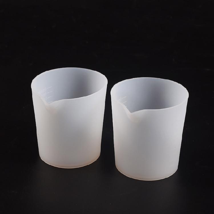2 Pcs Non-Stick Mixing Cups Precise Scale Toning Cups Silicone Measuring Cup