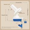 Yarn Cake Winder - Quiet Hand Yarn Winder - Yarn Ball Winder with Lower Noise for Crocheting, Portable Hand Operated Yarn Ball Winder