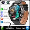 New Sport Smart Watch Men 1.46" AMOLED Screen LED 10ATM Waterproof Flashlight 515mAh Battery Heart rate BT Call Smartwatch