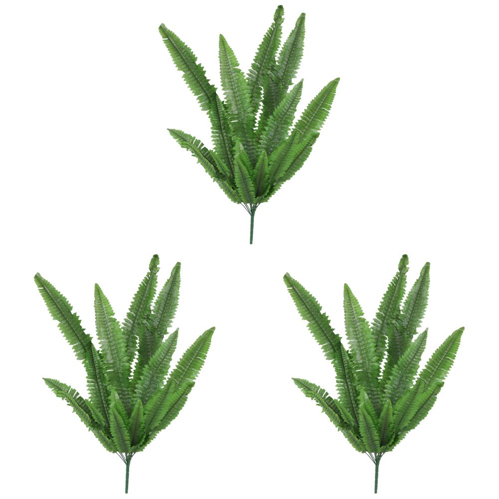 

#L 90cm Outdoor Decor Faux Ferns UV Resistant Lifelike Artificial Boston Fern