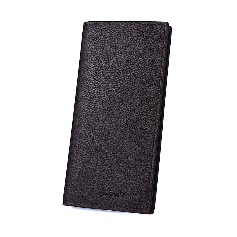 Men's Ultra-Thin Leather Card Holder & Wallet - Korean Style