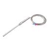 Uxcell PT100 Temperature Controlled Thermocouple Sensor Metal Shielded Thermocouple, Probe, Cable, 1.95M