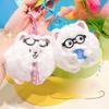 Jinnew Samoyed Puppy Bee Shark Funny Plush Pendant With Fastener Magnetic