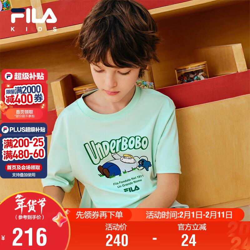 FILA Kids  Summer Cotton Short Sleeve T-Shirt 160