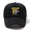 THE WAY TRUTH LIFE Baseball Cap Unisex Summer Outdoor Mesh Breathable Curved Brim Hat Trucker Baseball Cap Holiday Party Casu