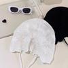 Y2k Embroidered Lace Hat Breathable Skullcap Sweet Beanies Hat  Outdoor