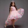 Colorful Princess Puffy Wedding Dress for Girls with Train