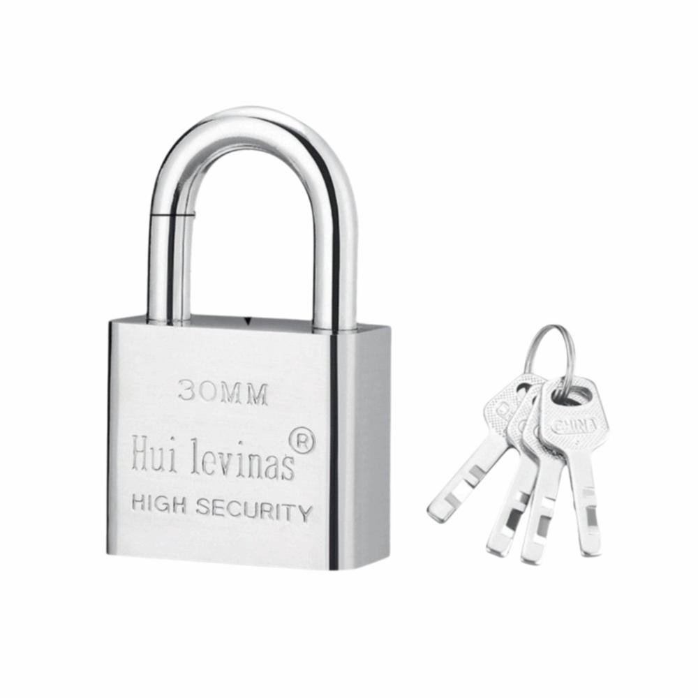 Small Lock Head Stainless Steel Padlock Waterproof Stainless Steel Household Lock Rust-proof Anti-picking Anti Prying Lock
