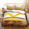 This Is My Yellow-Stone Watching Retro Fashion Bedding Set Duvet Cover Pillowcase Single Double King Size Adult Bedroom Gift