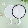 1Pc Portable Foldable Blank Round Fans Simple Summer Mini Handheld Fan Decoration Crafts Diy Dance Painting Decorative Fan
