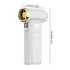 Mini Turbo Jet Fan Adjustable Wind Speed Electric Air Duster Rechargeable Air Blower for Home and Car