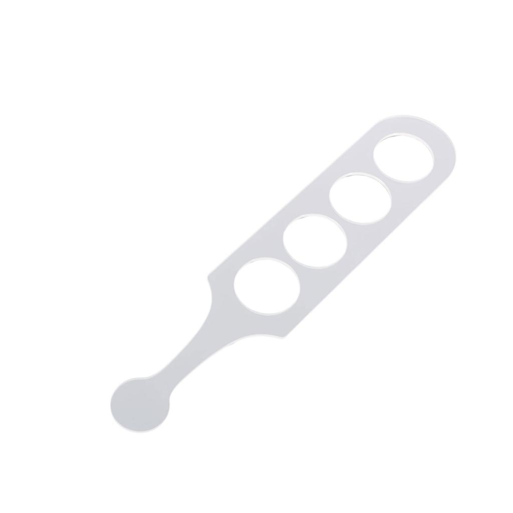 Clear Acrylic Templates Glass Flight Paddle Board Acrylic Router Template for Glasses Serving Tray Mold Easy to Clean