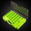 Two Layer Fishing Tool Box  Organizers with Removable Dividers  Baits Accessory Box Plastic Fishing Tool Box