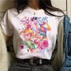 2025 Women's Cartoon Saja Women's T-Shirt Boys and Girls Pure 100% Cotton Short Sleeve T-Shirt Top Anime Kpop Demon Hunter Gifts