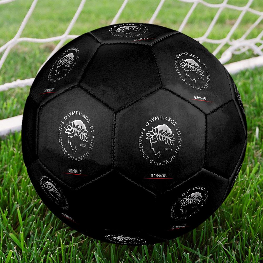 1Pz Pallone da calcio Olympiacos taglia 5 Pallone da calcio indoor Praha Colorato Per tutte le età Cucito a macchina PVC Pronto per la competizione Resistente Alta elasticità