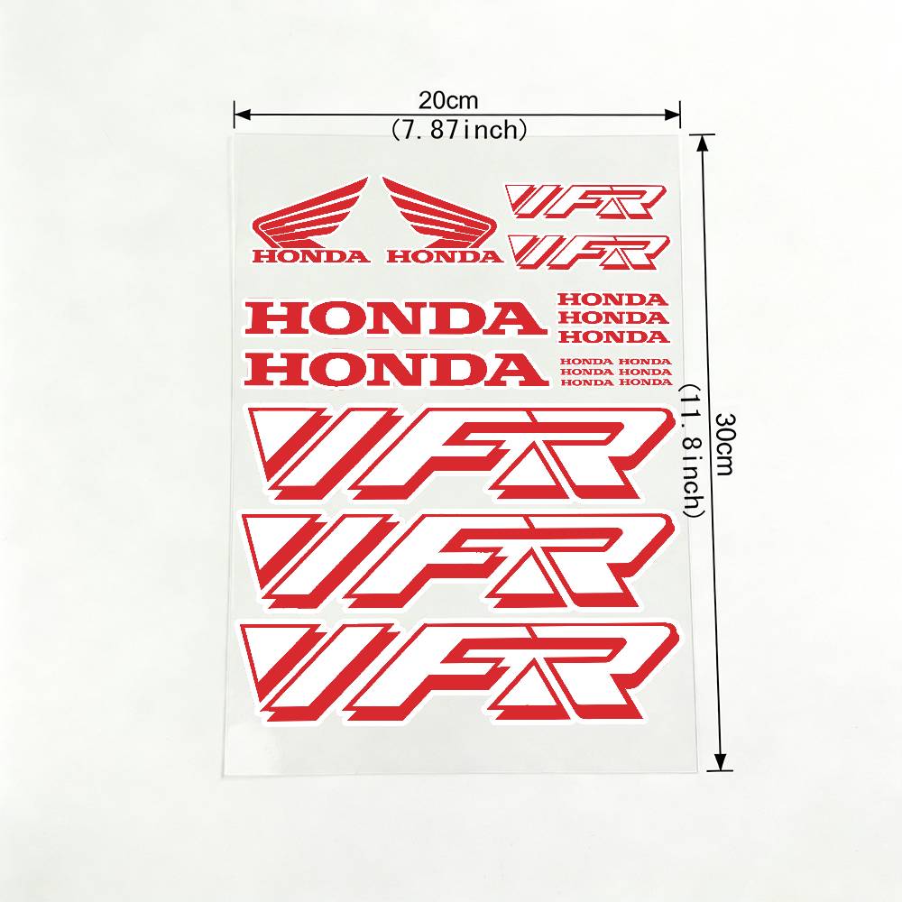 For HONDA VFR 18 colors Reflective motorcycle stickers, 3M safety warning at night in the dark scooter helmets