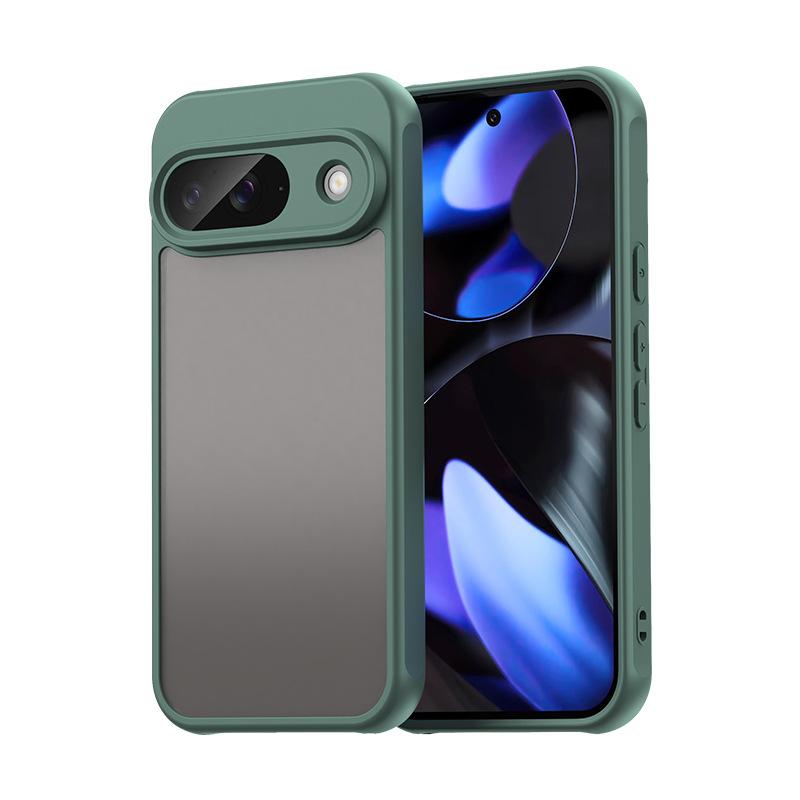

Matte Anti-Slip Case for Google Pixel 10A Shockproof Protective Cover For Pixel 9 9A 10 Pro XL Google Pixel 9 зелений