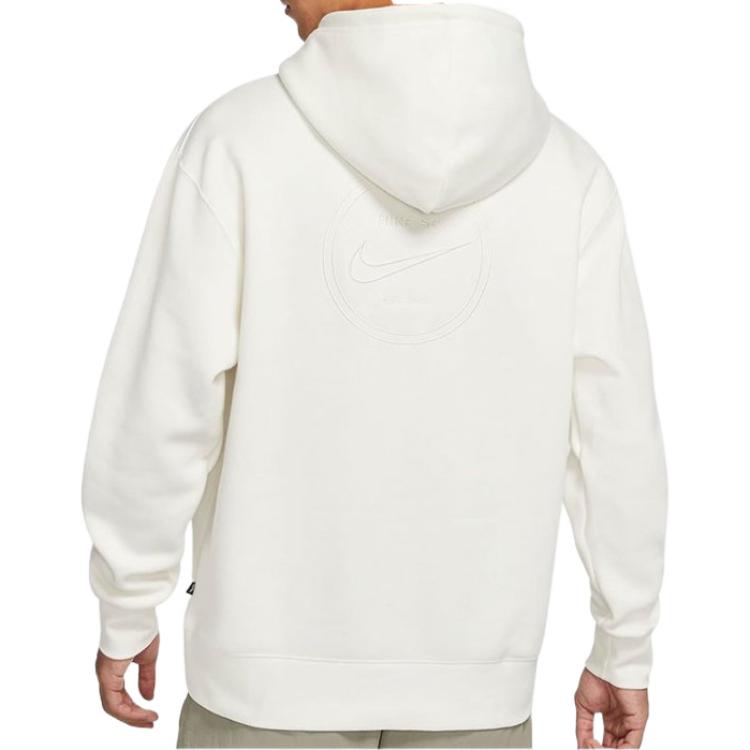 Nike Sweatshirts Men's White Hooded Moderate Regular DA4265-133