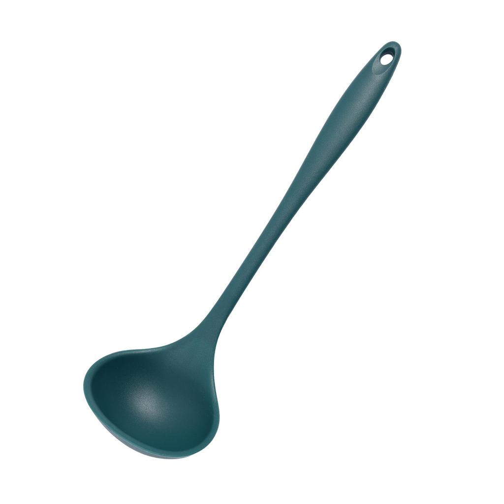Silicone Kitchenware Set: Non-stick Spatula, High-Temperature Stir-fry, Rice & Soup Spoons, Slotted Spoon