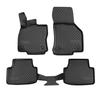 Floor Mats - Exclusive - Skoda Octavia MK3-3P - Rubber - 4 Pieces - All Seasons