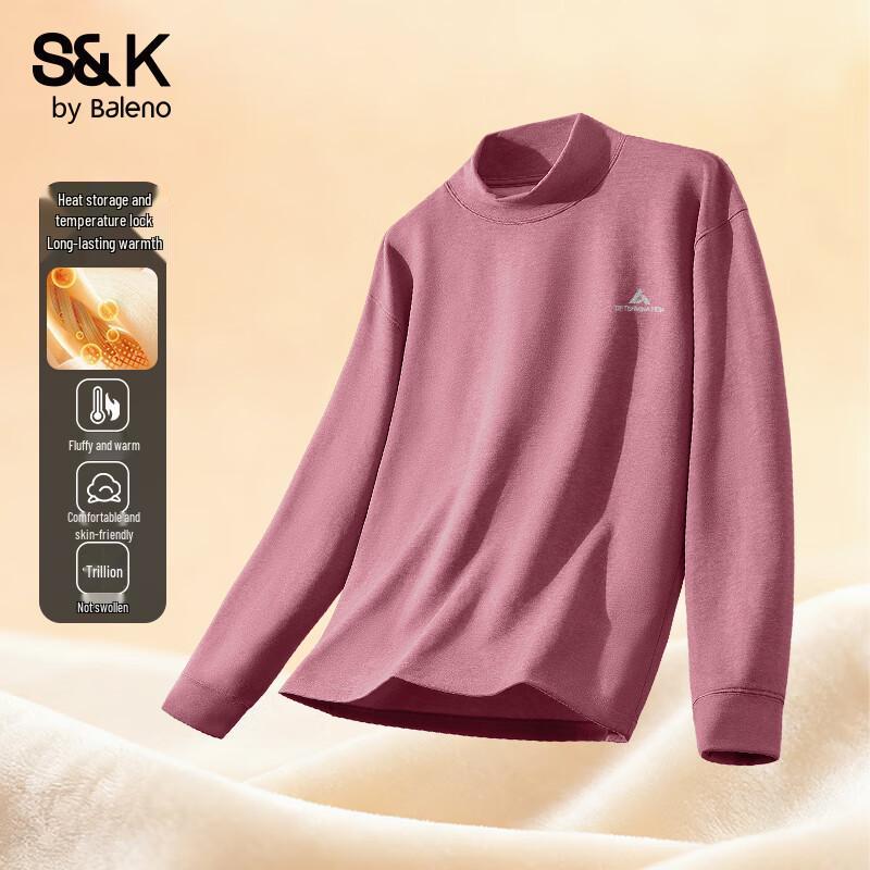 Baleno Men s S&K Fleece Lined Turtleneck Long Sleeve T-Shirt XL