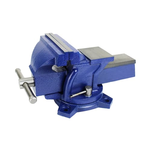 HFS(R) Bench Vise, Jaw Width: 100mm, Maximum Opening: 75mm, 360-Degree Rotation, Workbench, Engineer's Anvil Vise, Rotating, Machining, Fixing, Adhesi