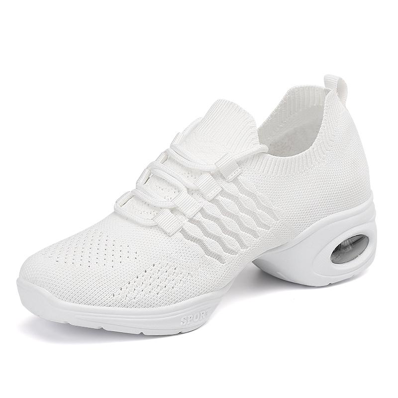 Jazz Dance Shoes Women Sneakers Modern Dancing Children Kids Mesh Soft Outsole Sports Hip Hop Waltz Ballroom Casual Shoes Female