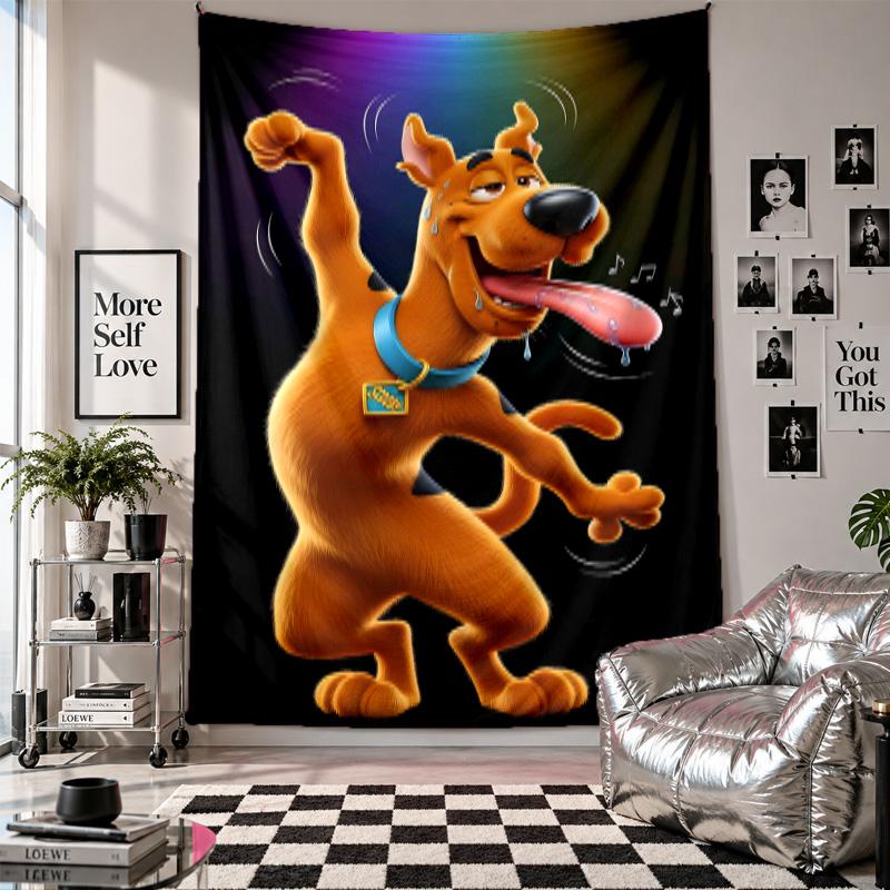 Wall TapestryScooby-Doo Art Hanging Cloth Decorative Background Cover for Room Decoration