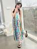 Girls' Bohemian Vacation Style Retro Dress