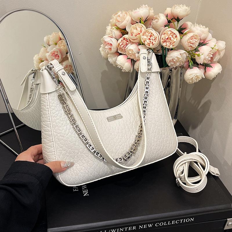 

Сумка подмышкой женская большая вместительная повседневная сумка через плечо нишевого дизайна женская сумка-мессенджер с цепочкой