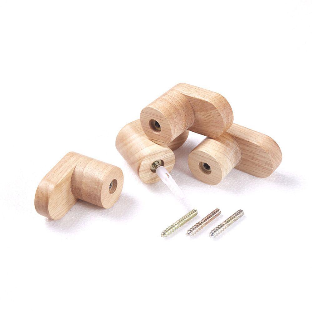 Wooden Decorative Hook Wall-mounted Coat Bag Rack Door Hanger Shower Hook Key Holder Robe Hook