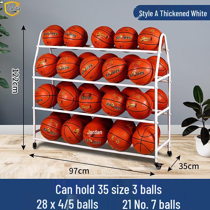 Mobile Sports Ball Storage Cart