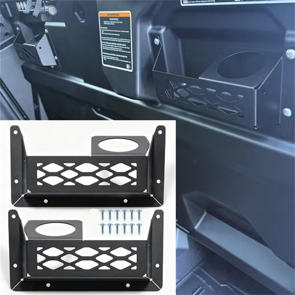 UTV Rear Storage Rack with Cup Holder for Can-Am Defender MAX